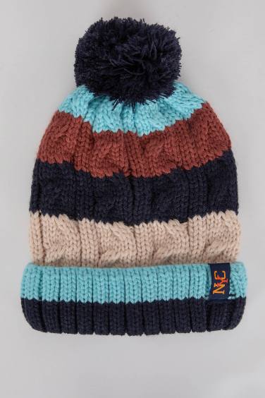 Boy Pompom Knitwear Beret