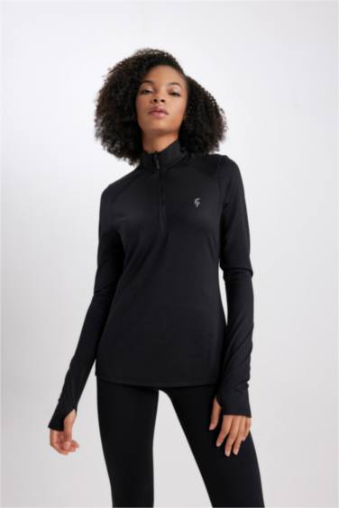 Футболка с принтом с длинным рукавом, DeFactoFit