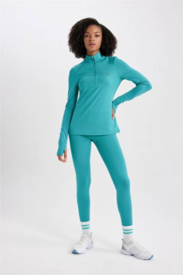 Футболка с принтом с длинным рукавом, DeFactoFit