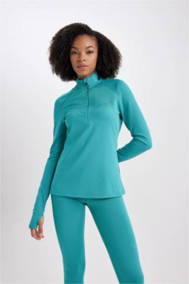 Футболка с принтом с длинным рукавом, DeFactoFit