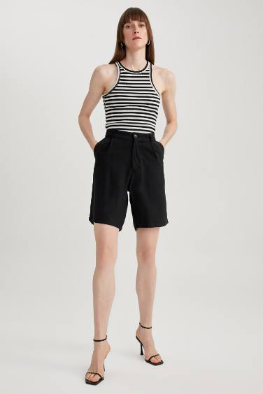 Short Taille haute Droit