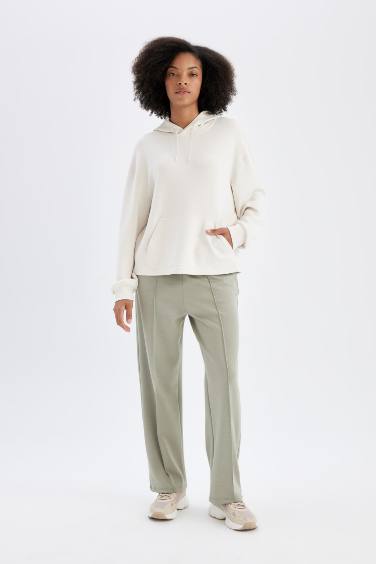 DeFactoFit Standard Fit Wide Leg Sweatpants