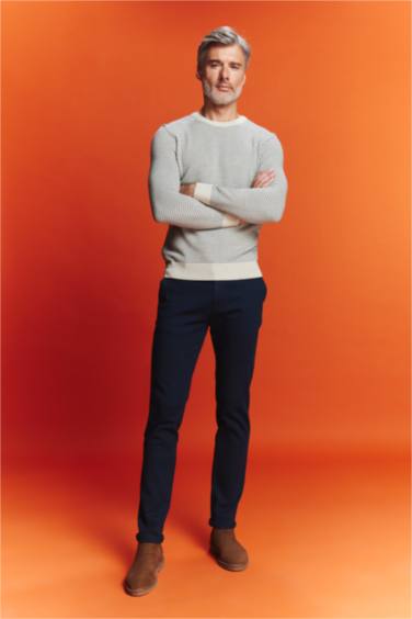 Pull en tricot Coupe Standard Col Rond