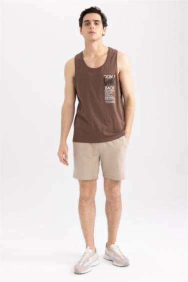 Ерлерге слим пішімі дөңгелек жаға минималл Ішкөйлек