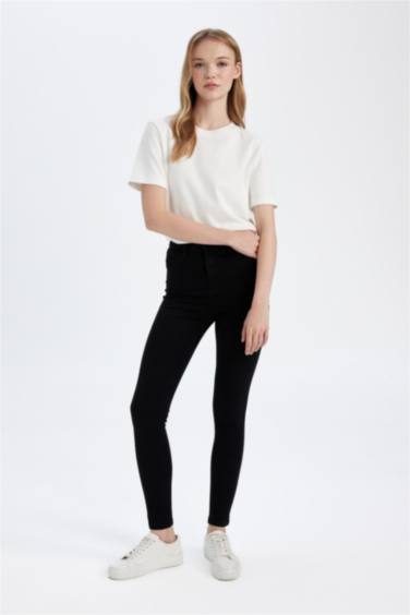 Джинсы Skinny Fit узкого кроя с высокой талией