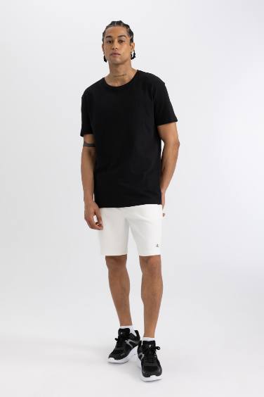 Defacto Fit Standard Fit Crew Neck Printed T-Shirt