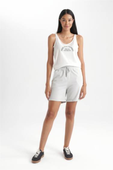 Regular Fit Crew Neck Printed T Shirt