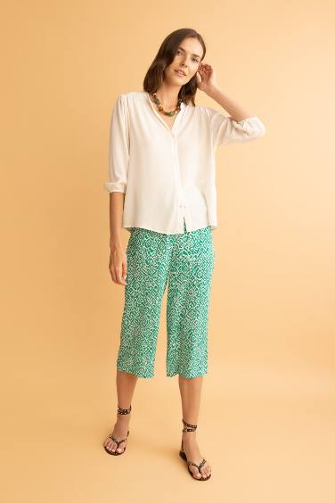 Capri Wide Leg Viscose Capri