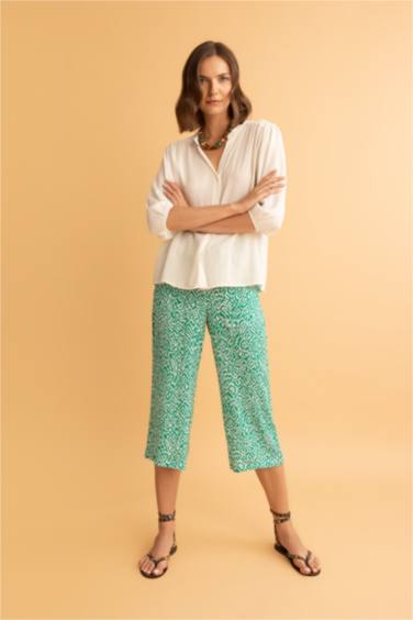 Capri Wide Leg Viscose Capri