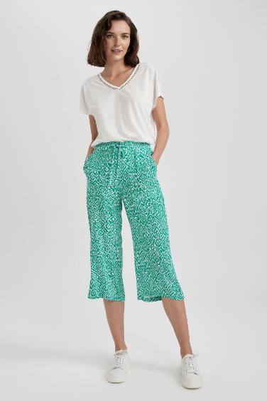 Capri Wide Leg Viscose Capri