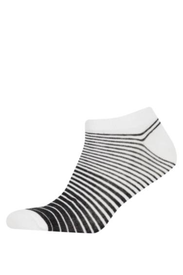 Erkek 3'lü Pamuklu Patik Çorap