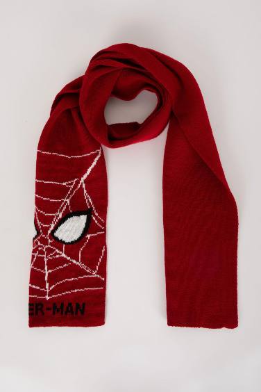 Boy Marvel Spiderman Acrylic Knitwear Scarf
