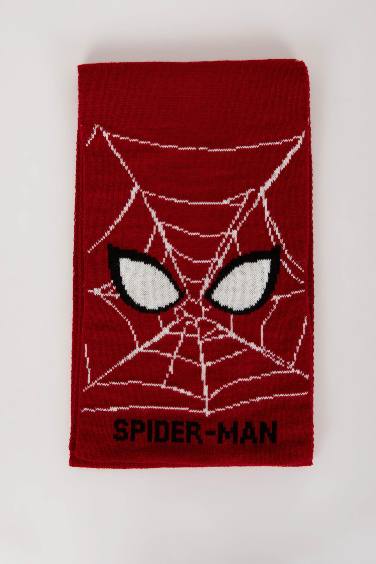 Boy Marvel Spiderman Acrylic Knitwear Scarf