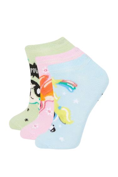 Chaussettes Coton pour Filles Powerpuff Girls - 3 Paires