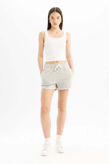 Short en Tissu épais coupe régulière