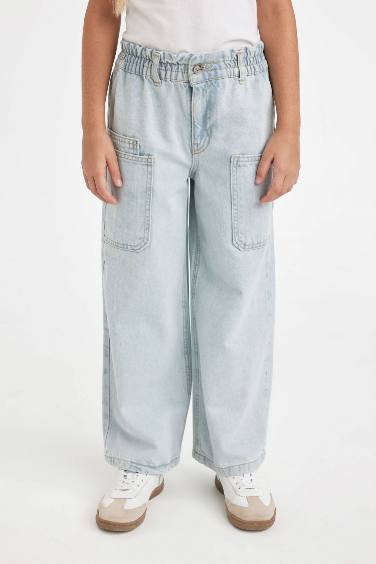 Джинсы Wide Leg широкого кроя для девочек