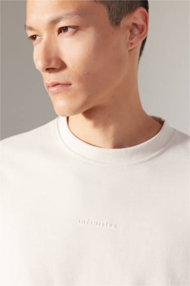 T-Shirt Coupe Régulière Imprimé Col Rond