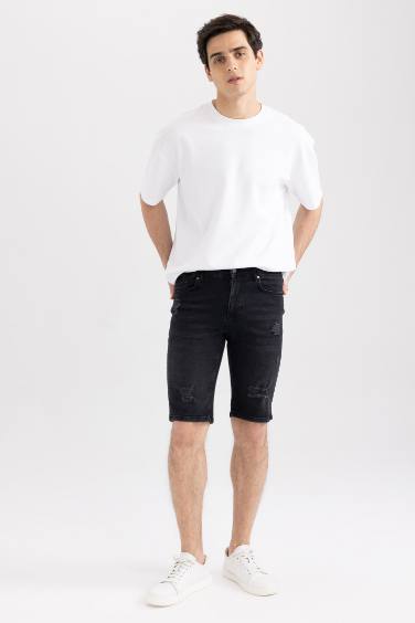 Slim Fit Jeans Bermuda