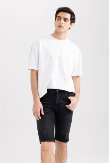 Slim Fit Jeans Bermuda