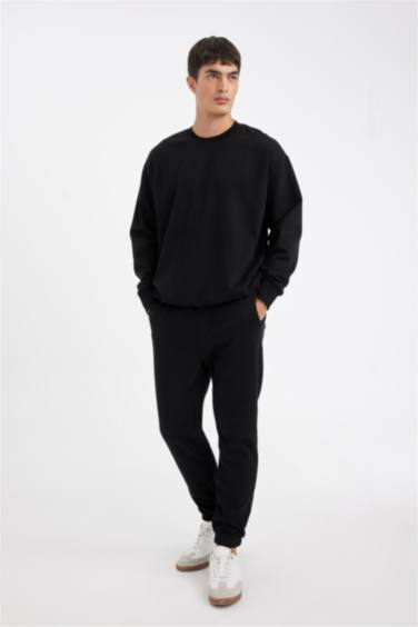 Штаны стандартного кроя из плотной ткани