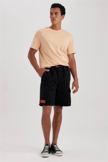 Loose Fit Jeans Bermuda