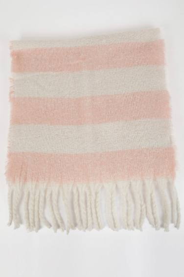 Woman Striped Scarf