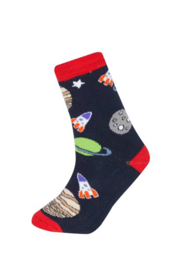 Зимние носки из хлопка для мальчиков, 2 пары