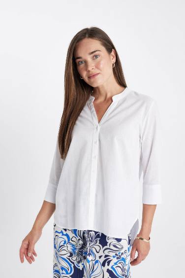 Regular Fit Crew Neck Long Sleeve Shirt