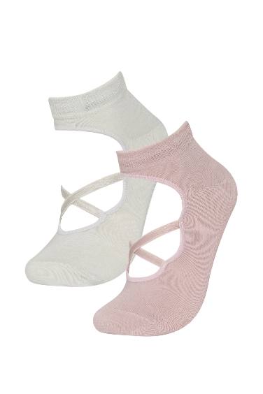 Woman 2 piece Pilates Socks