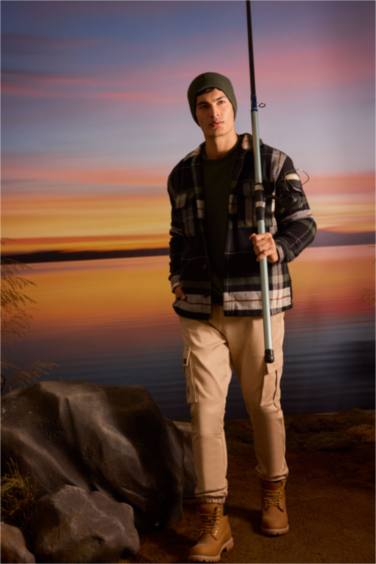 Relax Fit Oduncu Flanel Uzun Kollu Gömlek