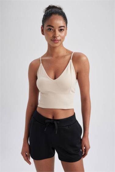 Top Sans Manches à Col En V DeFactoFit