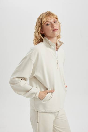 Standard Fit Premium Sports Sweatshirt