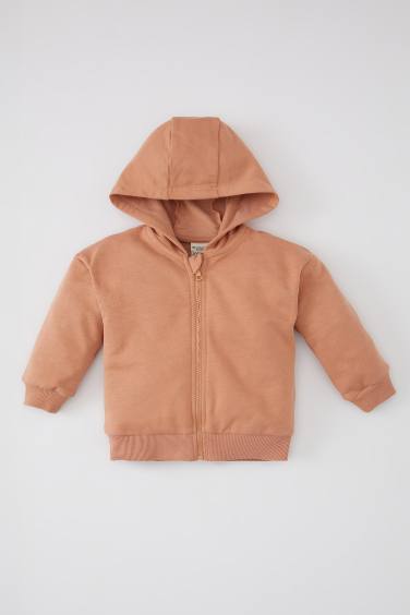 Sweatshirt à Capuche Léger Pour Bébé Fille