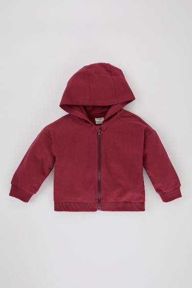 Regular Fit Hooded Cardigan