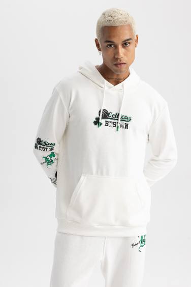 DeFactoFit NBA Boston Celtics Standard Fit Sweatshirt