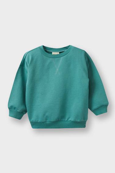 سويت شيرت بيبي ولادي قصة عادية ببطانة ناعمة