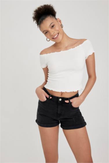 Slim Fit Camisole Short Sleeve T-Shirt