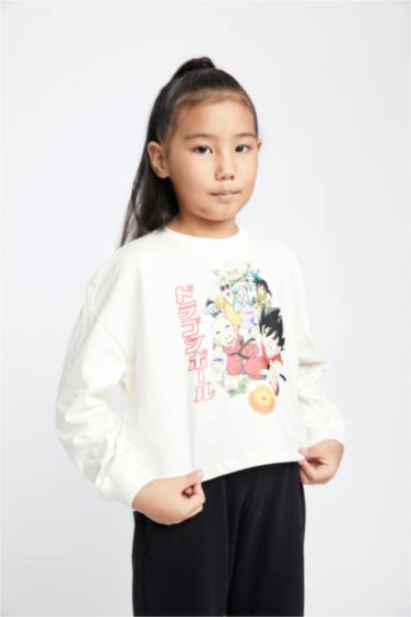 Girl Dragon Ball Cotton Long Sleeve T-Shirt