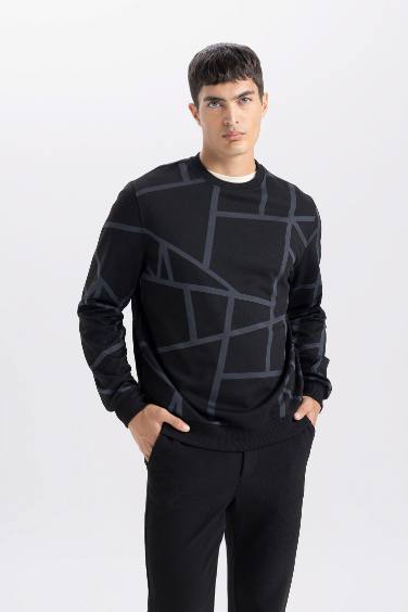 Modern Fit Long Sleeve Sweatshirt