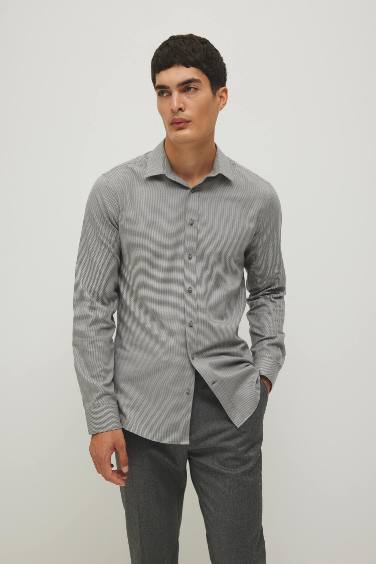 Slim Fit Long Sleeve Shirt