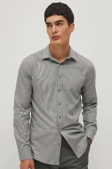 Slim Fit Long Sleeve Shirt