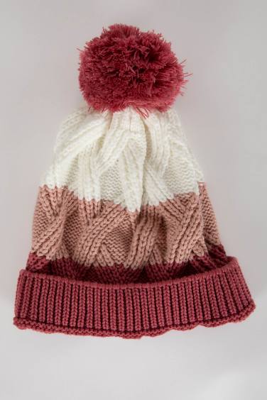 Baby Girl Knitwear Pompom Beret