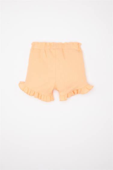 شورت بناتي وافل قصة مريحة