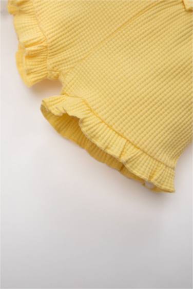 شورت بيبي بناتي وافل قصة مريحة