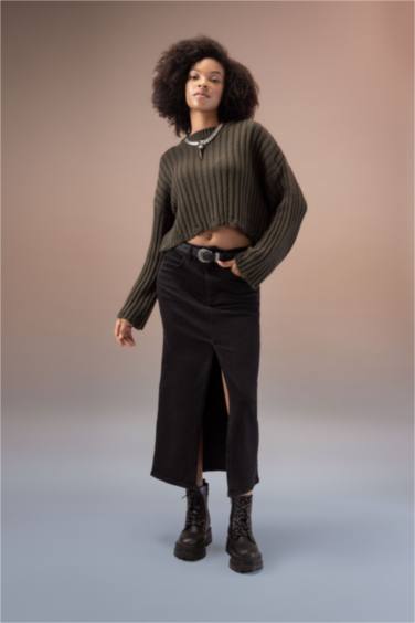 Regular Fit Crew Neck Knitwear Pullover