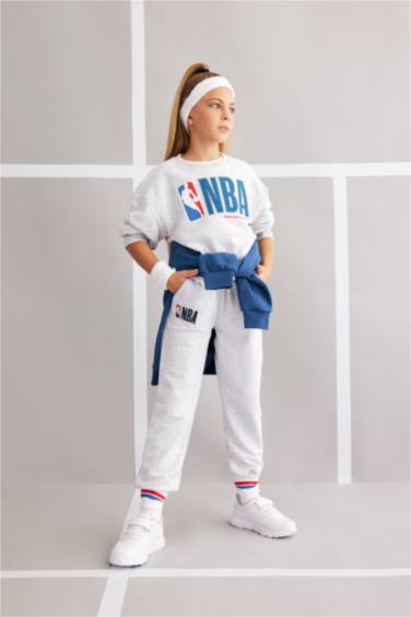 Girl NBA Logo Relax Fit Sweatpant