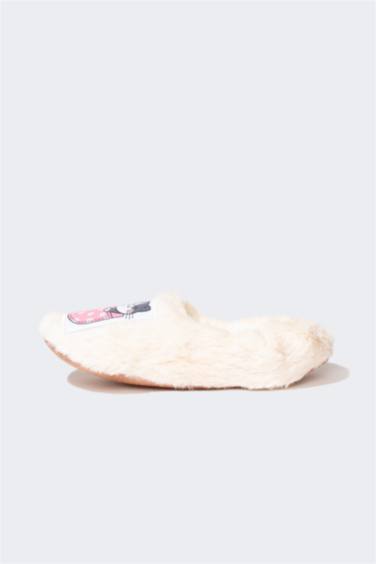 Girl Flat Sole Slip On Home Boots