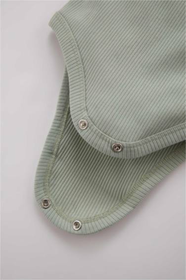 Baby Girl Ribbed Camisole Snap Body Bottom Set of 2