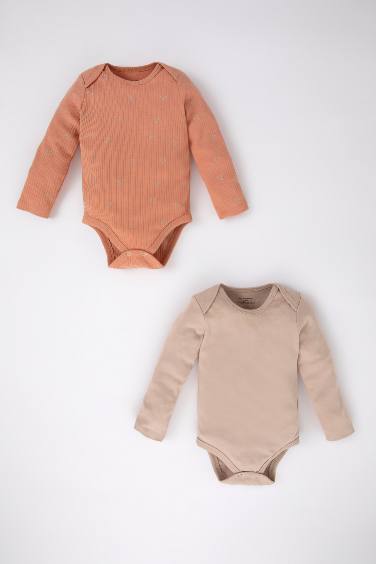 Baby Girl 2 piece Long Sleeve Snap Body