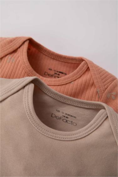 Baby Girl 2 piece Long Sleeve Snap Body